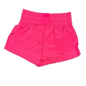 GB Fuschia Pink Athletic Shorts Lightweight Wide Waist